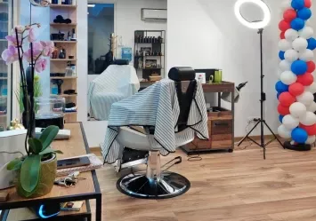 Детайл от салона Barbershop by Rosie